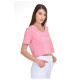 Target Γυναικεία κοντομάνικη μπλούζα Single Jersey Crop Top "Only"
